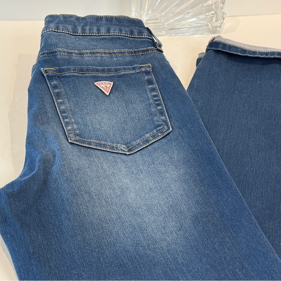 GUESS Women’s Low Rise Ankle Skinny BLUE Jeans 💙🌸🤍Parker Fit Blue  Size 27 New - Picture 1 of 16